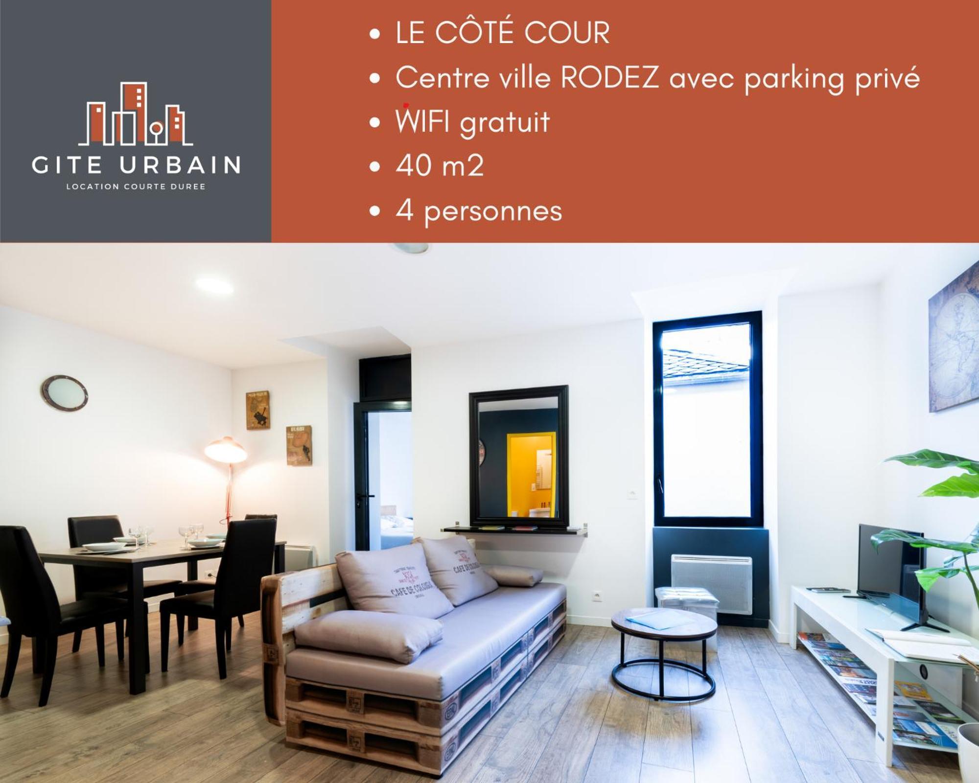 Le Cote Cour Apartment Rodez Bagian luar foto